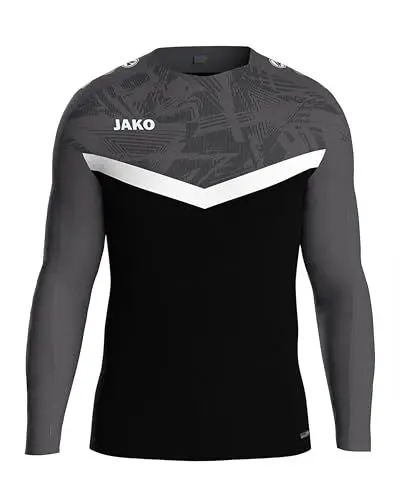 Produktbild: JAKO ICONIC Kinder Sweatshirt Jungen und Mädchen - Atmungsaktiver Unisex Sport Pullover mit wärmender Fleece-Innenseite, Maximale Bewegungsfreiheit