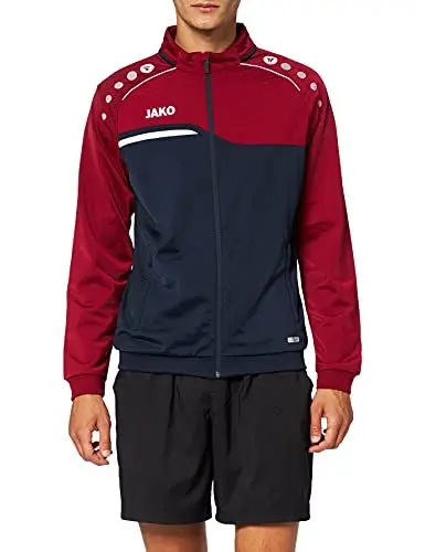 Produktbild: JAKO Kinder Jacke Competition 2.0, marine/dunkelrot, 116, 9318