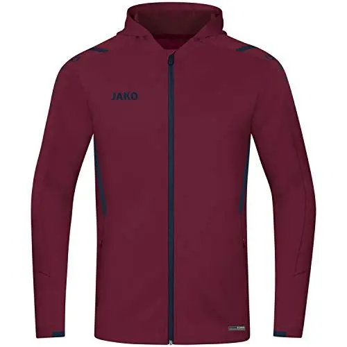 Produktbild: JAKO Herren Kapuzenjacke Challenge, Maroon/Marine, XXL