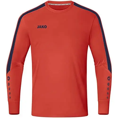 Produktbild: JAKO Kinder Torwart-Trikot Power (Langarm), Flame/Marine, 128