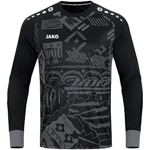 Produktbild: JAKO Kinder Torwart-Trikot Tropicana (Langarm), Schwarz/Anthrazit, 152