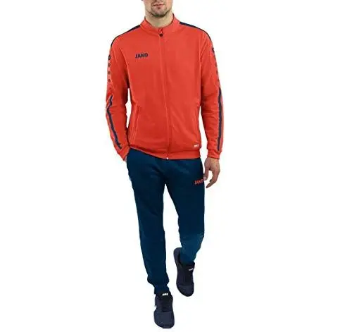 Produktbild: JAKO Kinder Trainingsanzug Polyester Striker 2.0, flame/navy, 164, M9119