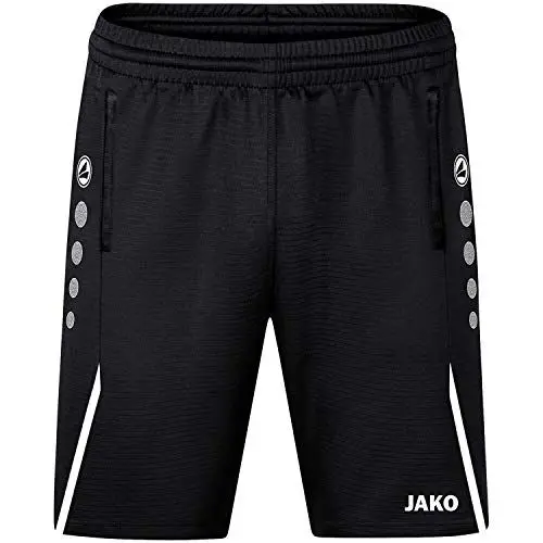 Produktbild: JAKO Kinder Trainingsshorts Challenge, Schwarz/Weiß, 140