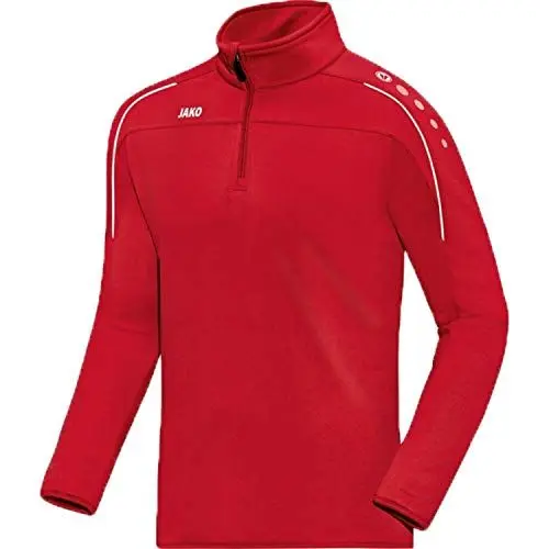 Produktbild: JAKO Kinder Trainingsziptop Classico, rot, 140, 8650