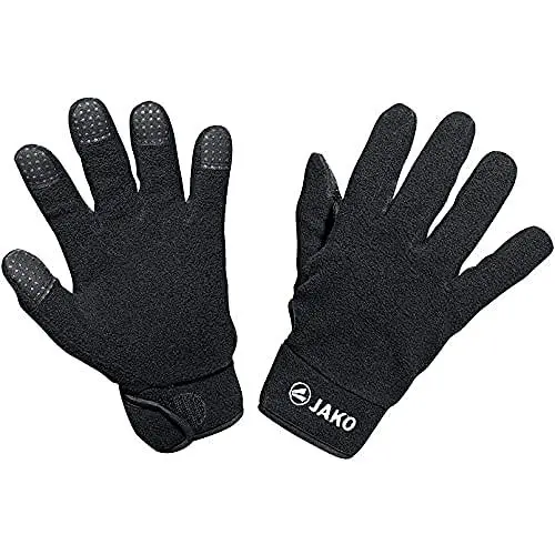 Produktbild: JAKO Unisex Feldspielerhandschuhe Fleece, Schwarz, 9