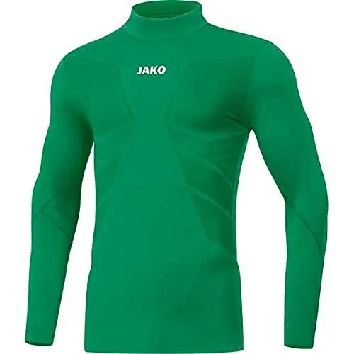 Produktbild: JAKO Unisex Kinder Komfort 2.0 Turtleneck, Sportgrün, 9-11 Jahre EU