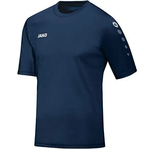 Produktbild: JAKO Unisex Kinder Team (Kurzarm) Fußballtrikots, Navy, 116 EU