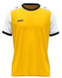 Produktbild: JAKO Unisex Kinder Trikot Dynamic, Kurzarm, gelb/weiß/schwarz, 164