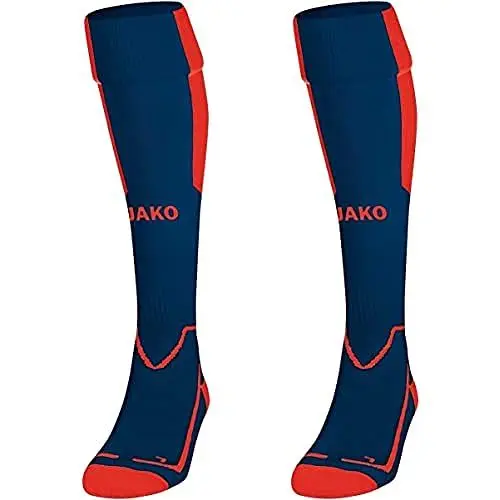 Produktbild: JAKO Unisex Lazio Stutzenstrumpf, Marine/flame, 35-38 EU