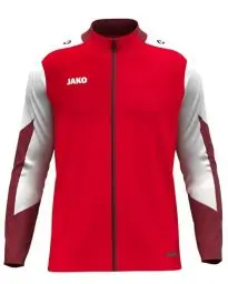 Produktbild: JAKO Unisex Polyesterjacke Dynamic, rot/weiß/dunkelrot, M