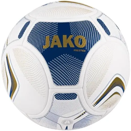 Produktbild: JAKO Unisex Spielball Prestige, Weiß/Navy/Gold, 5