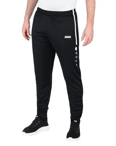 Produktbild: JAKO Unisex Trainingshose Active Hose, Schwarz/Weiß, L EU