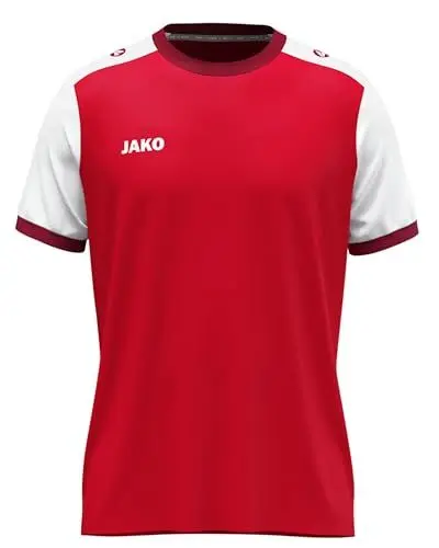 Produktbild: JAKO Unisex Trikot Dynamic, Kurzarm, rot/weiß/dunkelrot, L
