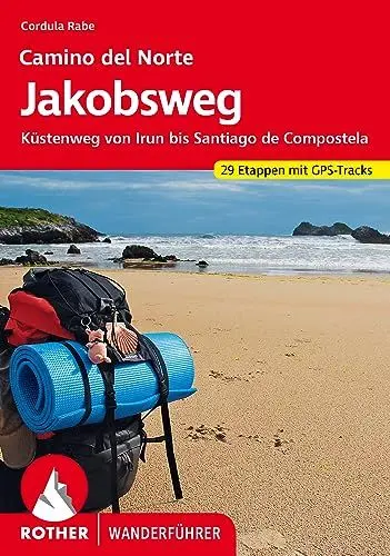 Produktbild: Jakobsweg - Camino del Norte: Küstenweg von Irun bis Santiago de Compostela. 29 Etappen mit GPS-Tracks (Rother Wanderführer)