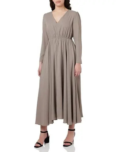Produktbild: Jalene Damen Langarmkleid, Grau, Large