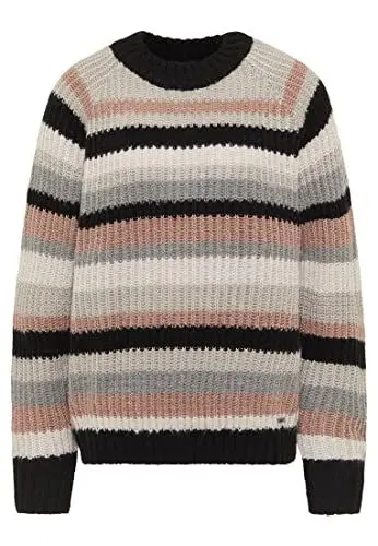 Produktbild: Jalene Women's Rundhalspullover, Schwarz Mehrfarbig, XS/S
