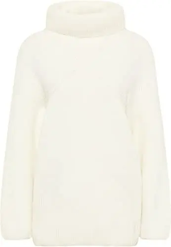 Produktbild: Jalene Women's Strick Rollkragenpullover, Weiss, M-L