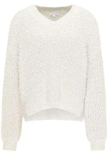 Produktbild: Jalene Women's Strickpullover, Wollweiss, XL/XXL
