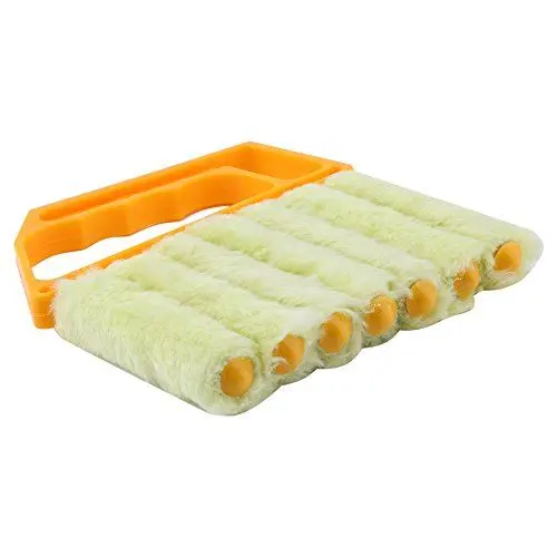 Produktbild: Jalousien-Reinigungsbürste, Zum Reinigen Aller Arten von Jalousien Konzipiert, Waschbar, Rostfrei, eine Rolle zwischen Jede Lamelle Einsetzen, Hin und Her Bewegen, um Jalousien