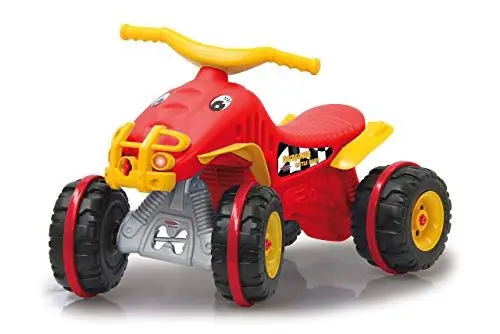 Produktbild: JAMARA 460576 Rutscher Little Quad rot – aus robustem Kunststoff, Anhängerkupplung, Ultra-Grip Gummiring an den Rädern