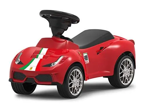Produktbild: JAMARA 460604 - Rutscher Ferrari 488 GTE - Hupe am Lenkrad, originalgetreue Optik, Kippschutz, Kunstledersitz, rot, Groß