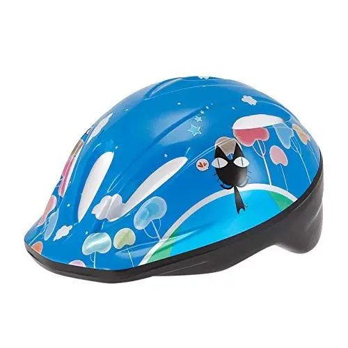 Produktbild: JAMARA 460630 - Kinder Fahrradhelm M - geprüft nach der Europäischen Radhelmnorm EN 1078, leicht, hohe Schlagfestigkeit, Schnellklick-Verschluss, für Kopfumfang 52-55 cm, blau