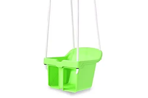 Produktbild: Babyschaukel Small Swing – ab 10 Monate, robuster Kunststoff, belastbar bis 25 kg, inkl. Sicherheitsbügel, kippsicher, Indoor- Outdoor geeignet