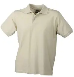 Produktbild: James & Nicholson Herren Classic Polo Poloshirt, Beige (Stone), XXL