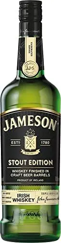 Produktbild: Jameson Caskmates Whiskey Stout Edition – Blended Irish Whiskey, gereift in Craft-Beer-Fässern – Milder Whiskey aus Irland – 1 x 0,7 l