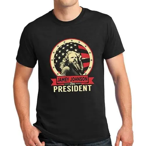 Produktbild: Jamey Johnson Mens T-Shirt Cotton Unisex Tee Black Tops 3XL