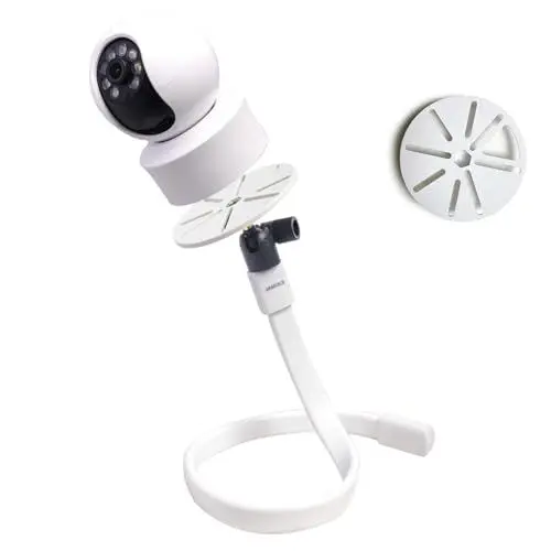 Produktbild: JAMUILS Flexible Twist Video Monitor Babyphone Halterung mit Mini Stativkopf, Sicherheitskamera überwachungskamera Halterung(Mit Universal-Adapter)