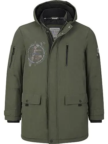 Produktbild: Jan Vanderstorm Herren Parka Randwing dunkelgrün 2XL (XXL) - 62