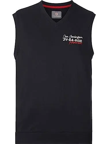 Produktbild: Jan Vanderstorm Herren Pullunder Luik Gestricktes Casual Oberteil Ohne Ärmel dunkelblau 2XL (XXL) - 60/62