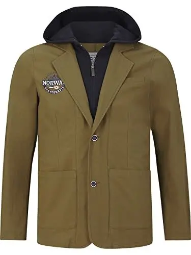 Produktbild: Jan Vanderstorm Herren Sakko Marinus Oliv, 3XL (XXXL) - 64