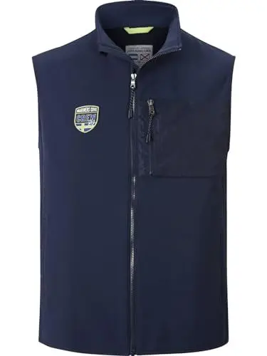 Produktbild: Jan Vanderstorm Herren Softshell Weste Demetri dunkelblau 4XL (XXXXL) - 68