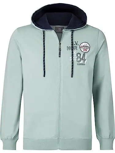 Produktbild: Jan Vanderstorm Herren Sweatjacke Garrelf Mint XL - 56/58