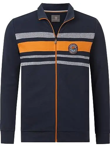 Produktbild: Jan Vanderstorm Herren Sweatjacke Heelko dunkelblau XL - 56/58