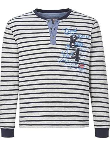 Produktbild: Jan Vanderstorm Herren Sweatshirt Odalfried Casual Sweater dunkelblau 3XL (XXXL) - 64/66