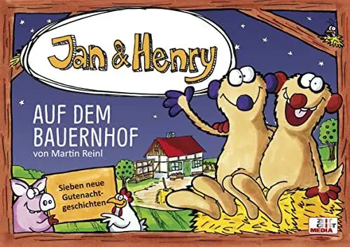 Produktbild: Jan & Henry auf dem Bauernhof: Sieben neue Gutenachtgeschichten (Jan & Henry: Gutenachtgeschichten)