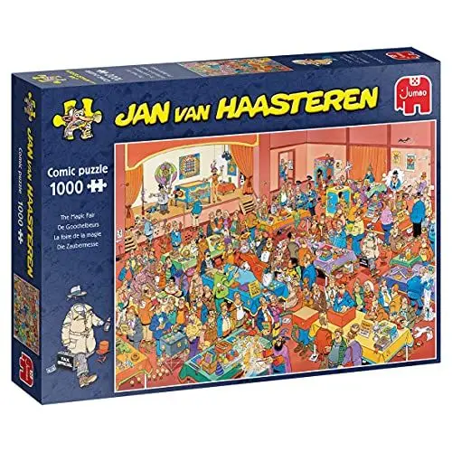 Produktbild: Jan van Haasteren Die Zauberer Messe - Puzzle 1000 Teile
