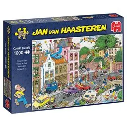 Produktbild: Jan van Haasteren - Freitag der 13. - 1000 Teile Puzzle, Multi Kleuren