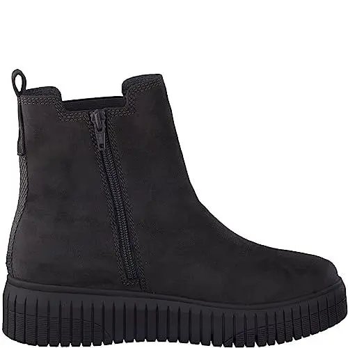 Produktbild: Jana Damen Chelsea Boots Winter Flach Weite H Mehrweite, Grau (Graphite), 38 EU