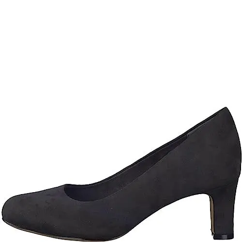 Produktbild: Jana Damen Pumps Kleiner Absatz Vegan, Grau (Asphalt), 40 EU