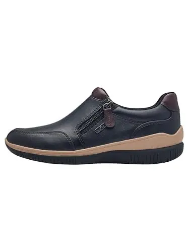 Produktbild: Jana Damen Slipper Wasserabweisend Vegan, Blau (Dunkelblau), 38 EU