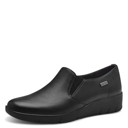 Produktbild: Jana Damen Slipper Wasserabweisend Vegan, Schwarz (Schwarz Nappa), 39 EU