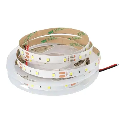 Produktbild: JANDEI - LED-Streifen 5 Meter 12V nicht wasserdicht, 300 LEDs, SMD 2835, Lichtleiste für Decke, Möbel, Zimmer, Vitrinen (Netzteil nicht enthalten) (Natürliches Licht 4200k)