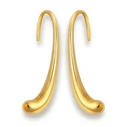 Produktbild: JANDY SHINE Wassertropfen Hängend Ohrringe Gold für Damen Hypoallergene Silber 925 Tropfen Ohrringe 18K Vergoldet