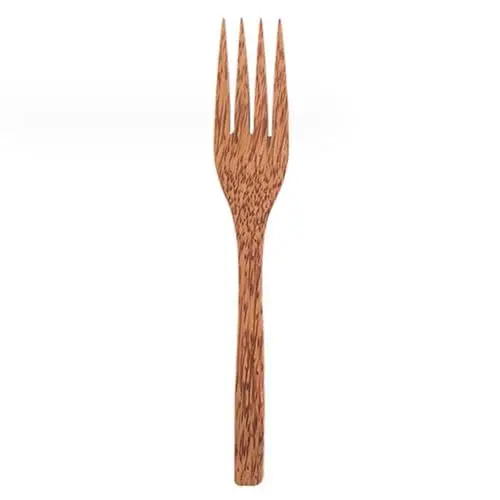 Produktbild: Japanische Holz-Salatgabeln, wiederverwendbares Holzbesteck-Set zum Kochen, Dessert-Holzgabeln, Geschirr, vietnamesische Holzgabel, Mehrzweck-Holzgabel zum Essen