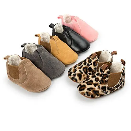 Produktbild: JASA kids Babyschuhe Krabbelschuhe Lauflernschuhe Chelseaboots für Neugeborene Säuglinge Jungen Mädchen (13 cm, Grau)