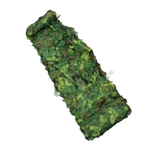 Produktbild: Jauarta Tarnnetz-Dekoration, Tarn-Sonnenschutznetz Camping-Themenparty-Dekoration (Tarnung, doppellagig, 9,8 x 19,7 Fuß)
